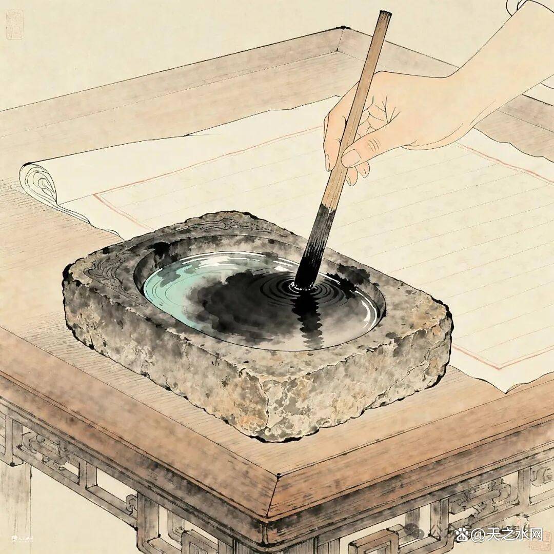 赵安生:磨墨的时间_沉默_淡灰_什么