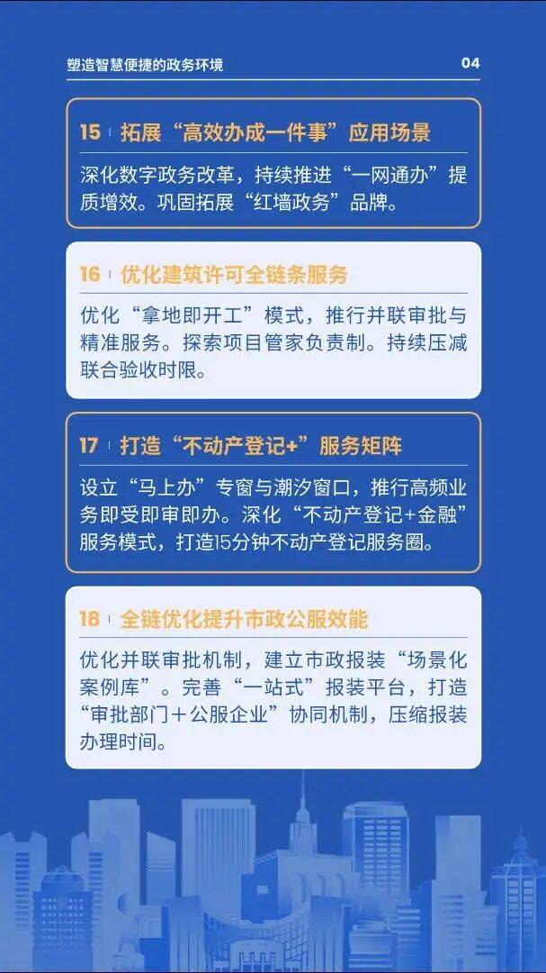 一图读懂丨西城区开展优化营商环境三年行动