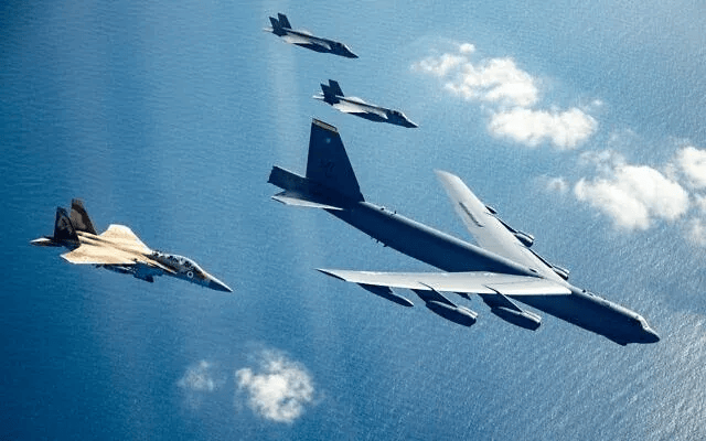 75架F-15、196架F-16及39架F-35战机，全部来自美国