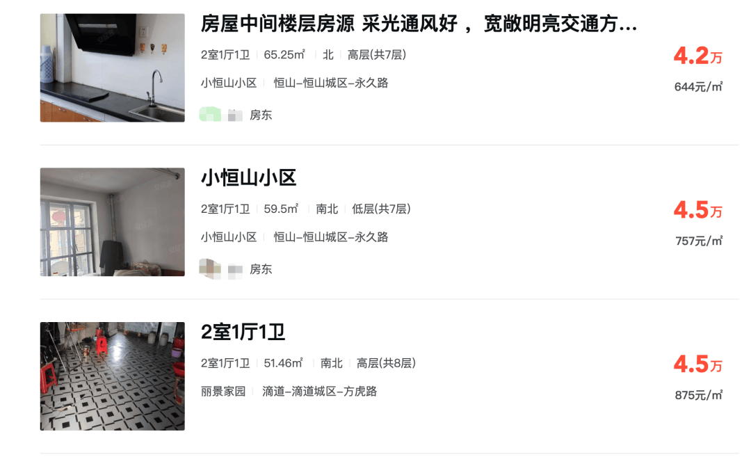 东北小城153元/平方米、1万元一套房？