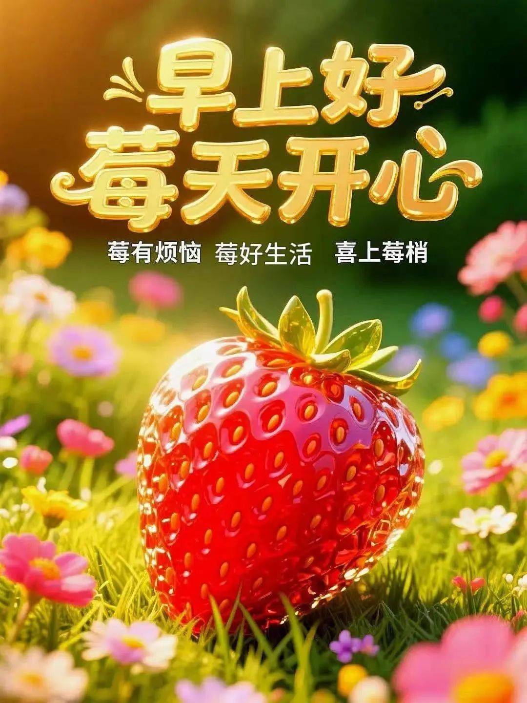 微信最美的早上好祝福表情祝福语