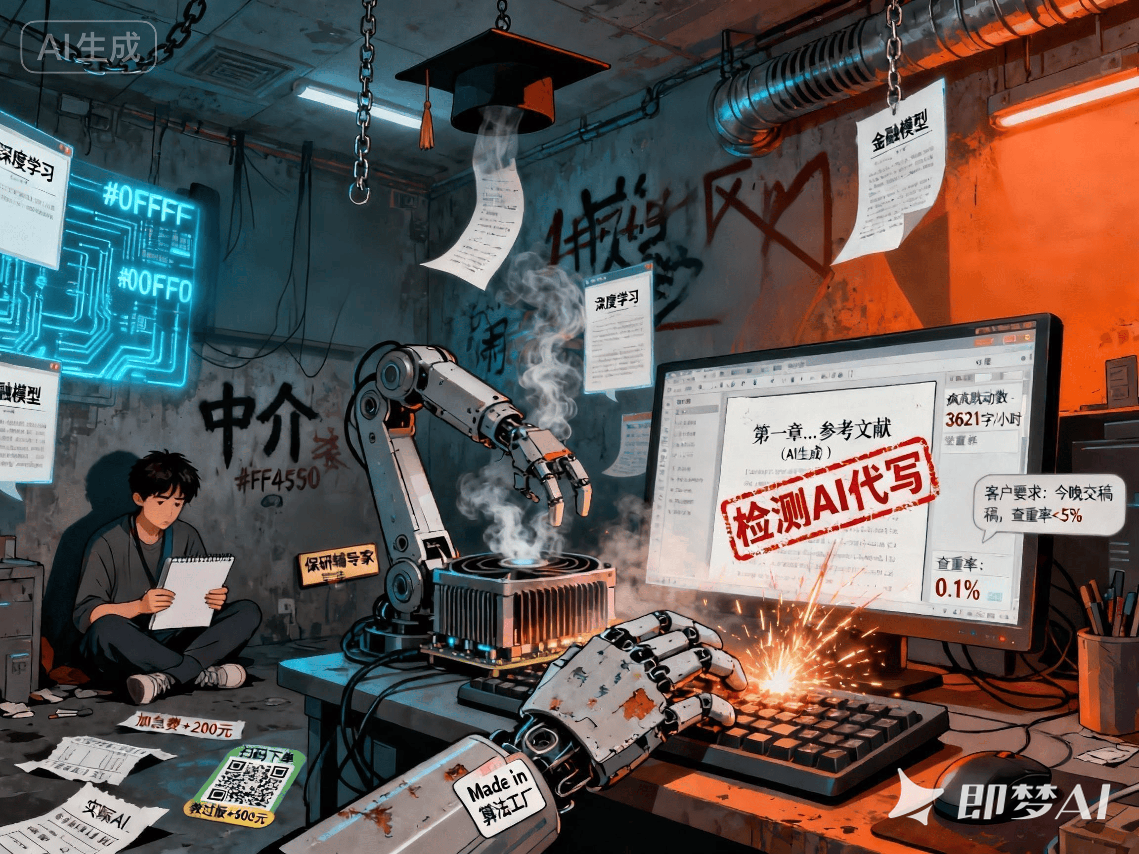 砍断论文代写的“灰色生产链”