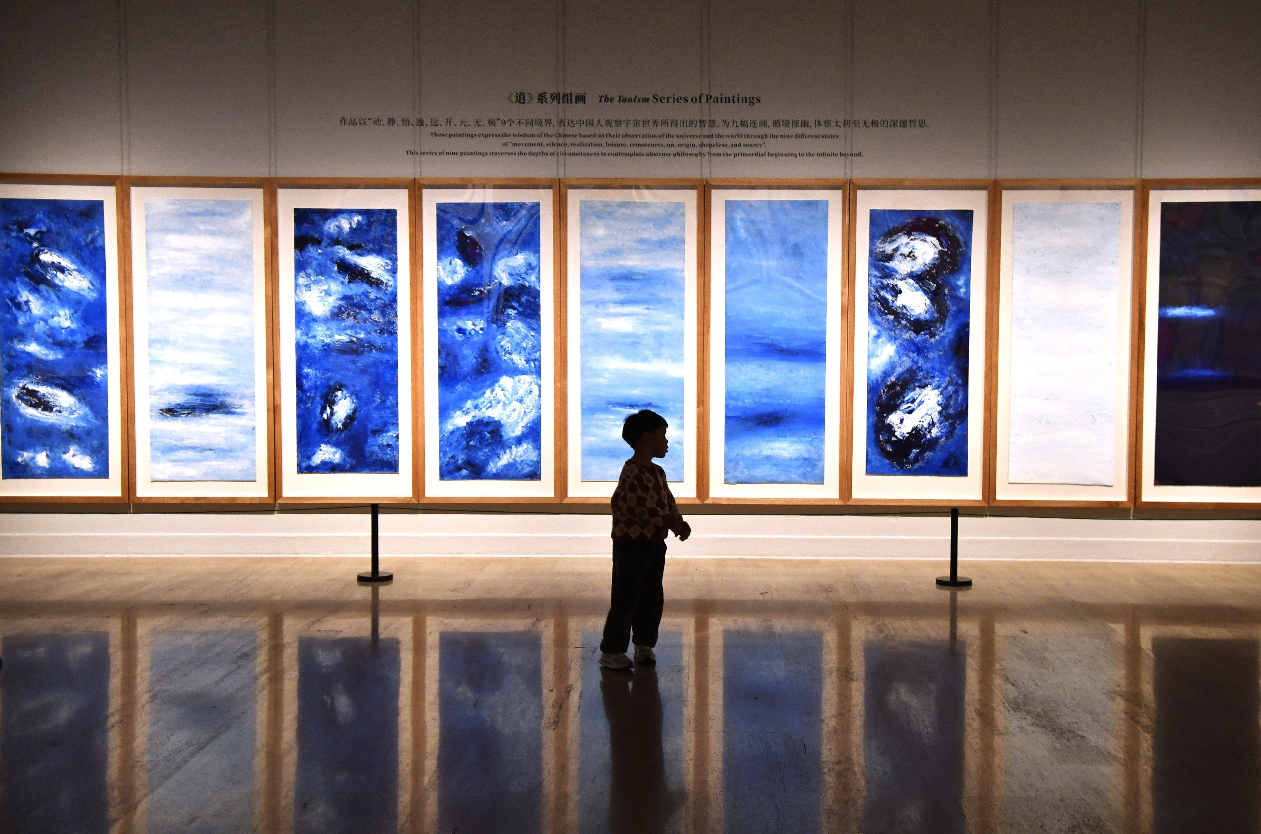 150多幅代表作亮相!徐冬冬二十四节气抽象绘画学术展在京开幕