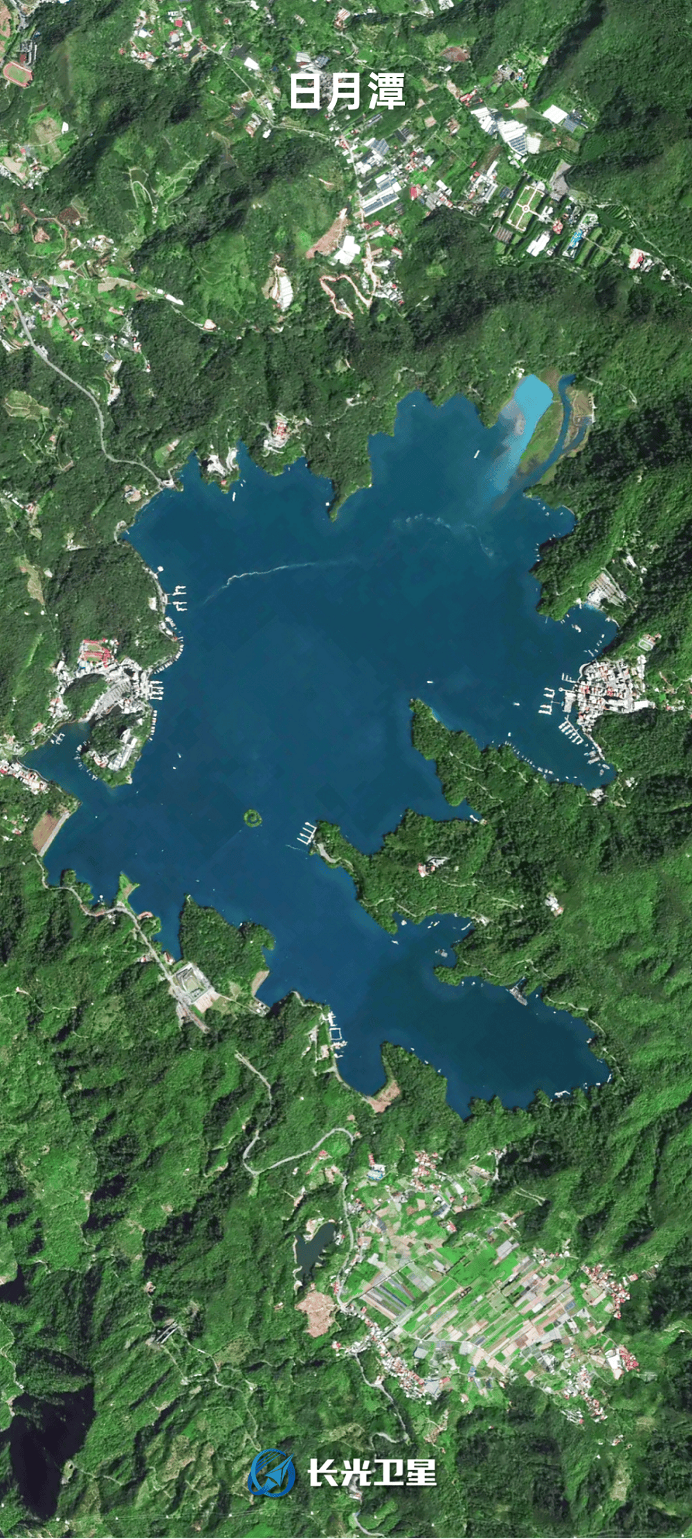 每条街道都清晰可见 看卫星视角下的中国台湾省