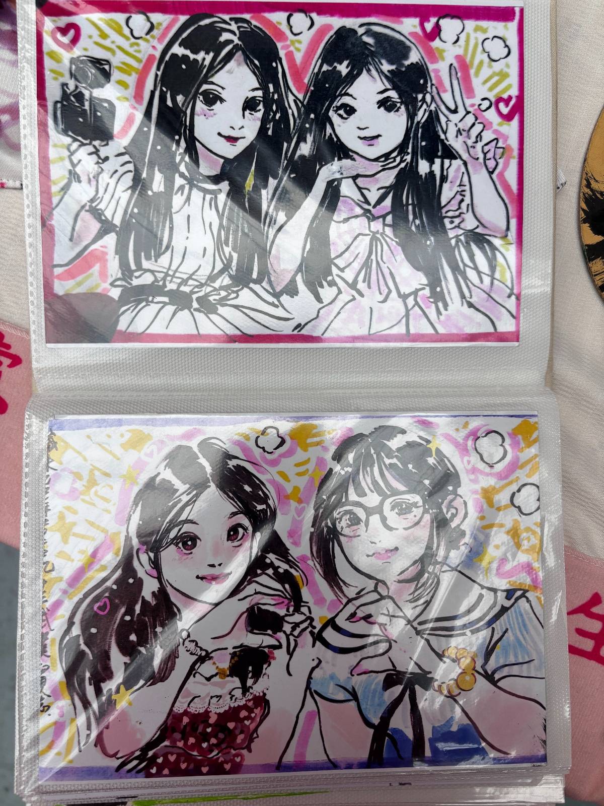 00后美术生毕业摆摊日入过千:用水墨手绘二次元国风画像,客流火爆时如同“鸡排哥”