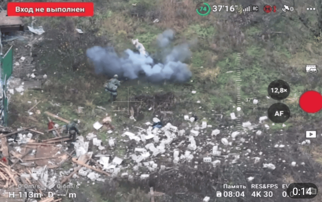 俄媒:视频显示,一头猪突然冲出引爆地雷救下两名俄军士兵