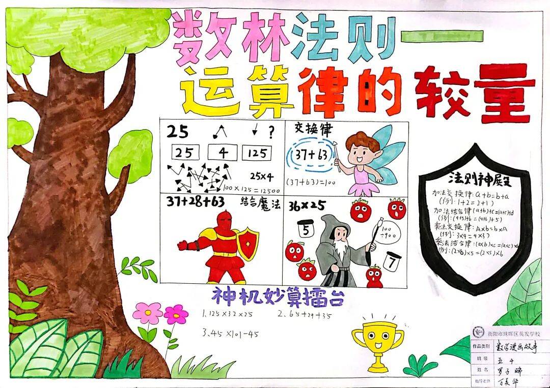 —五,六年级"数学漫画创意手抄报"活动总结与思考