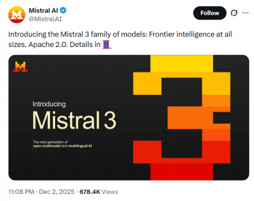 「欧洲版 DeepSeek」发布新模型，盯着中国 AI 打