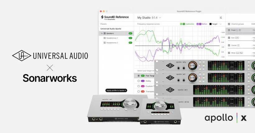 购买 Apollo X Gen 2 音频接口，即可免费获赠 Sonarworks Apollo 监听校准插件_Monitor_Add-on ...