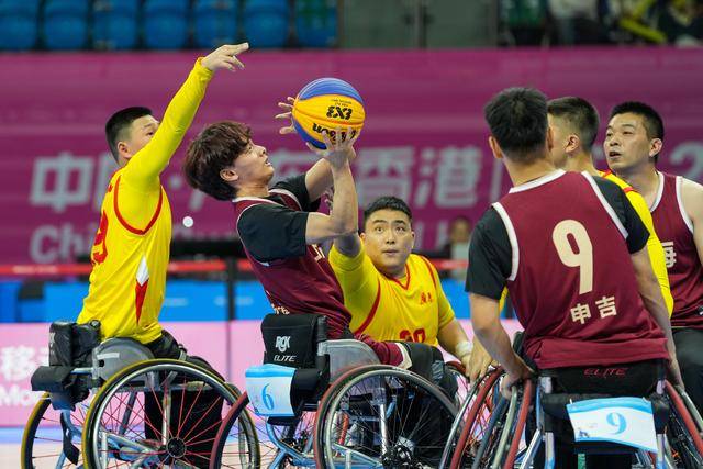 全国残特奥会|轮椅篮球男子三人篮球小组赛赛况 全国残特奥会|轮椅篮球男子三人篮球小组赛赛况