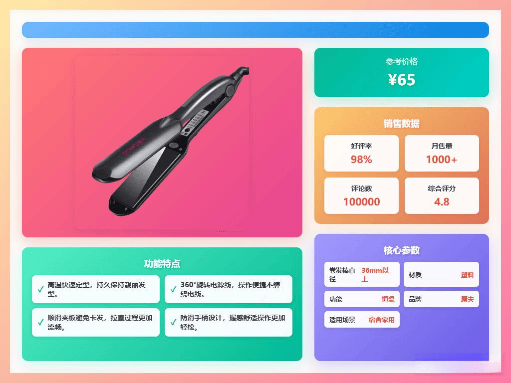 2025年直发夹推荐：5款高性价比产品，护发效果显著！_头发_温度控制_的设计
