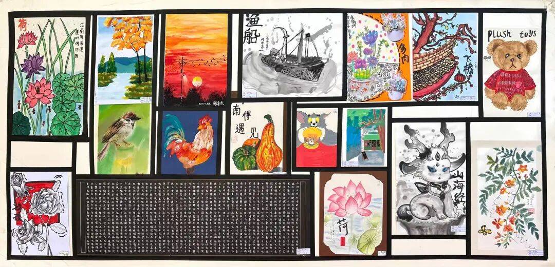 涵盖儿童画,线描画,手工等多元形式