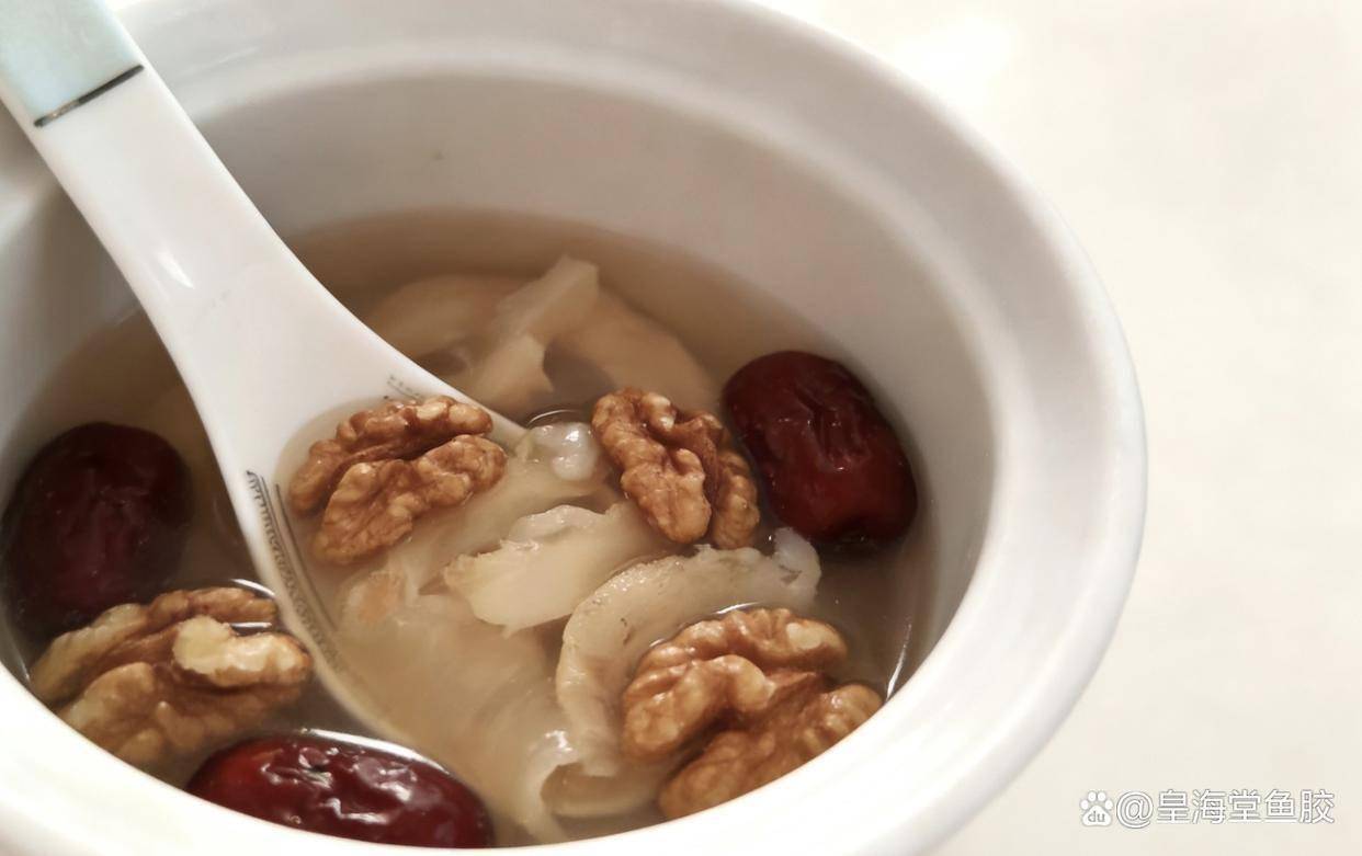 花胶做法：鱼胶核桃汤的具体做法和效果
