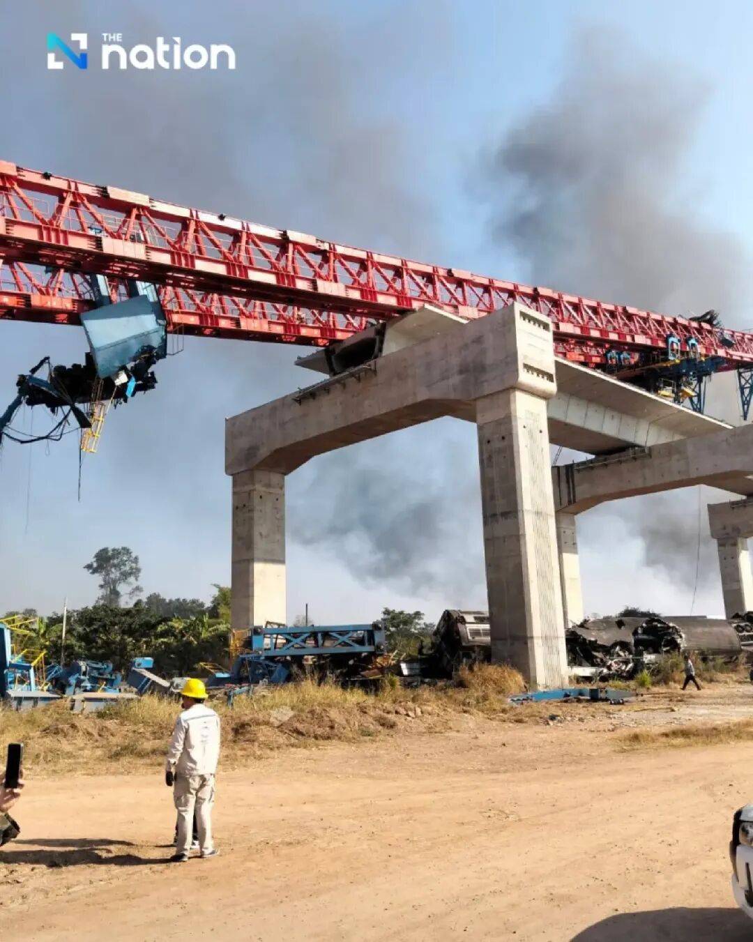 图片[2]-泰国在建高铁突发事故，已致32死 -华闻时空