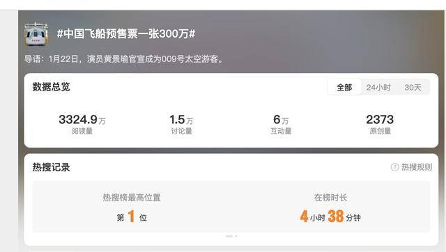 300万一张的太空预售船票贵吗？能否更亲民？航天专家解答