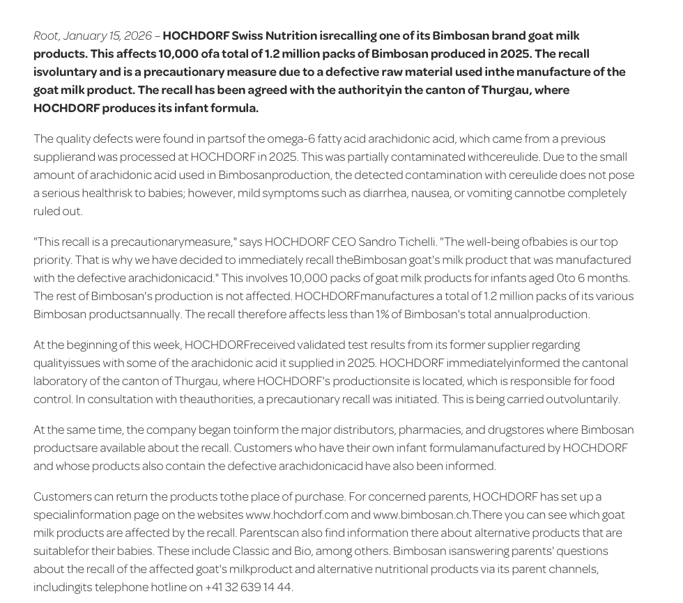 婴幼儿配方奶粉召回事件继续发酵:涉及爱他美、诺优能等品牌(图7)