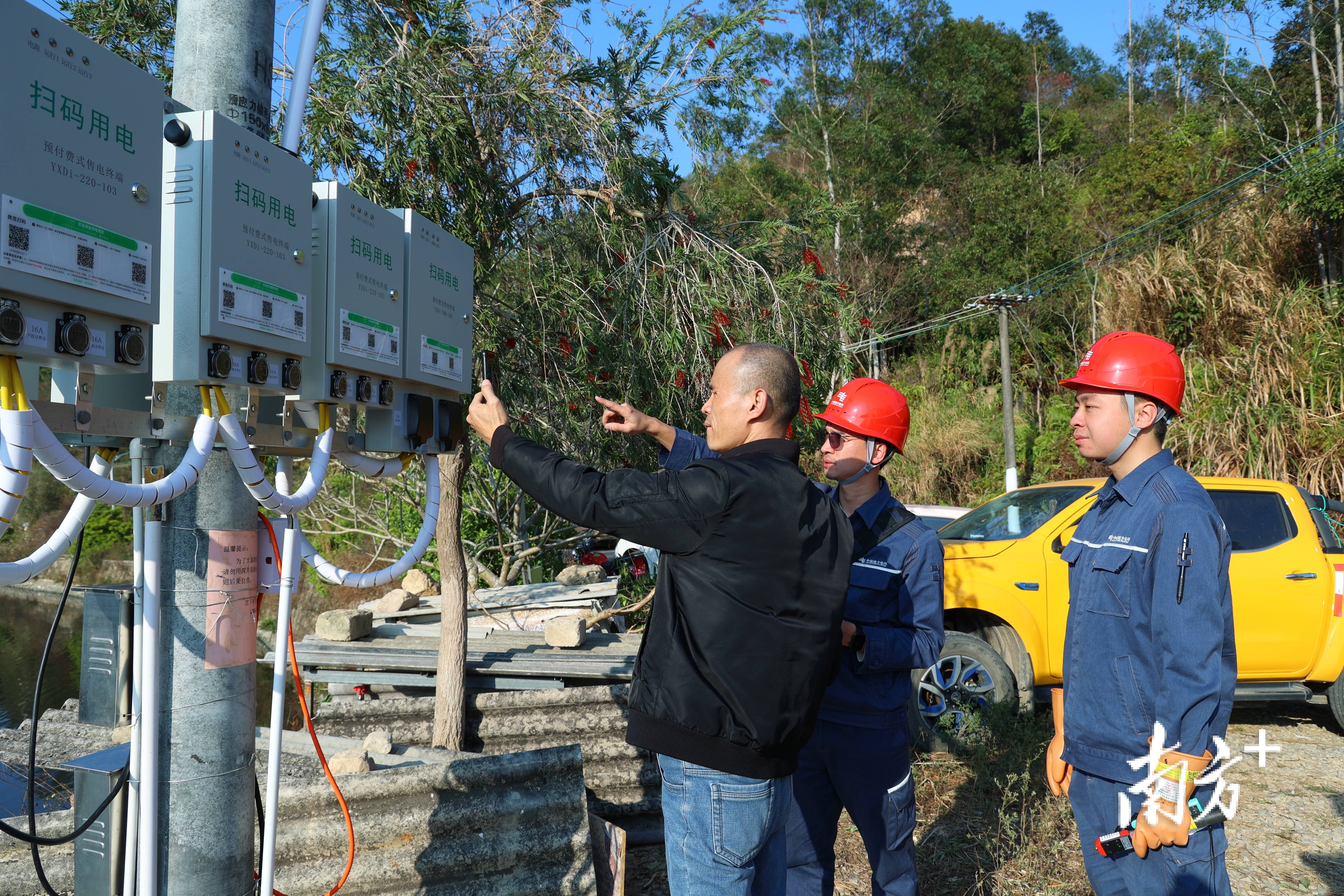 扫码即可抽水，饶平浮滨“共享用电”解茶农浇灌之困｜新春走基层