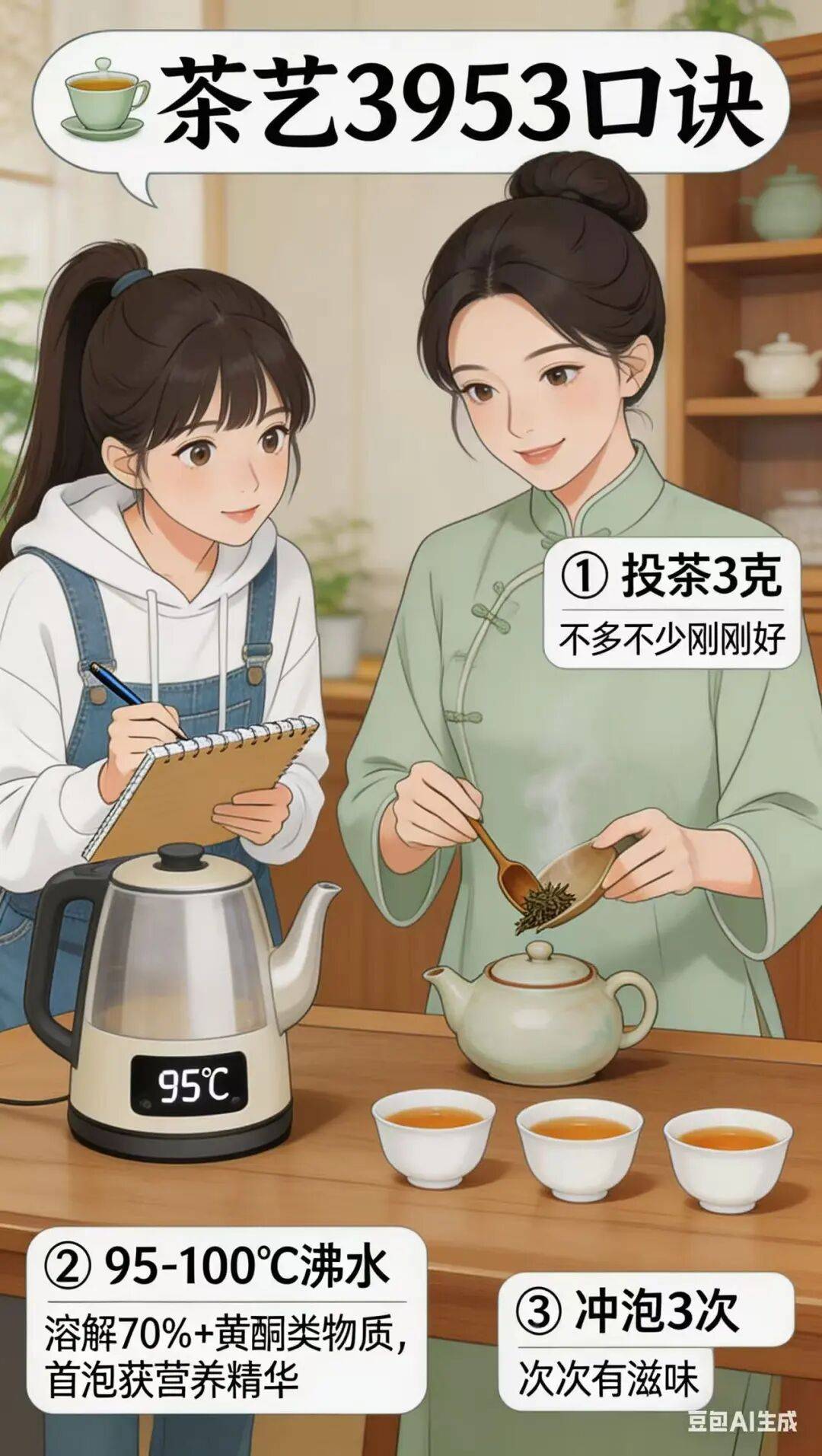 担心搞砸学了个3953口诀今年跟着来凤县翔凤镇的茶艺师要么太苦