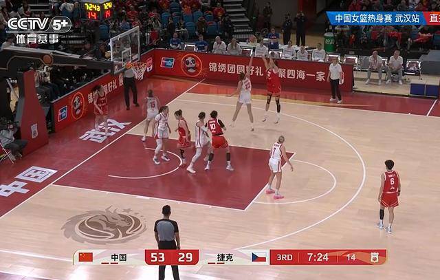 韩旭、李月汝归队 中国女篮热身赛大胜捷克队