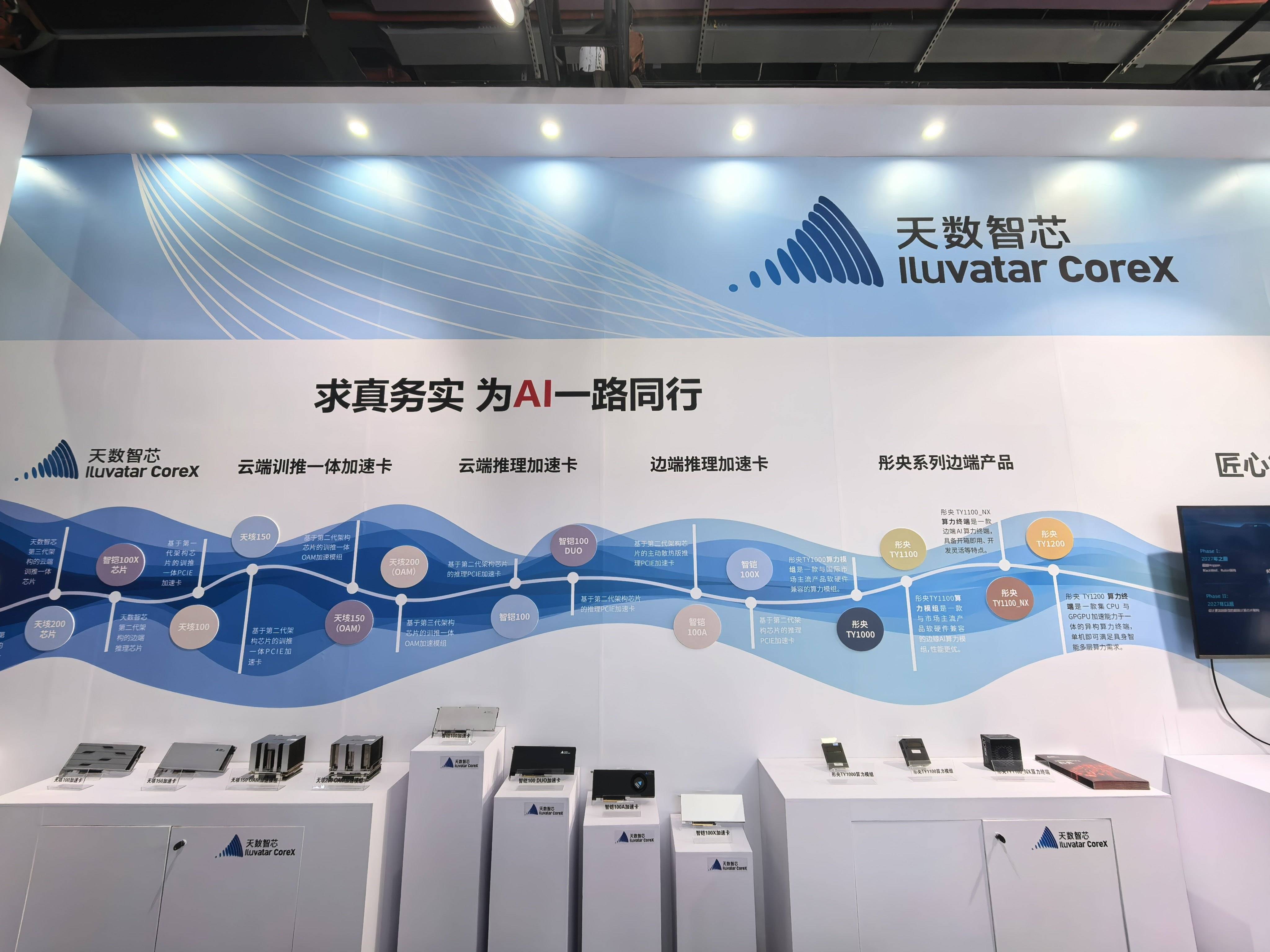 天数智芯亮相AWE,展示全场景算力解决方案_云边端_领域_智铠