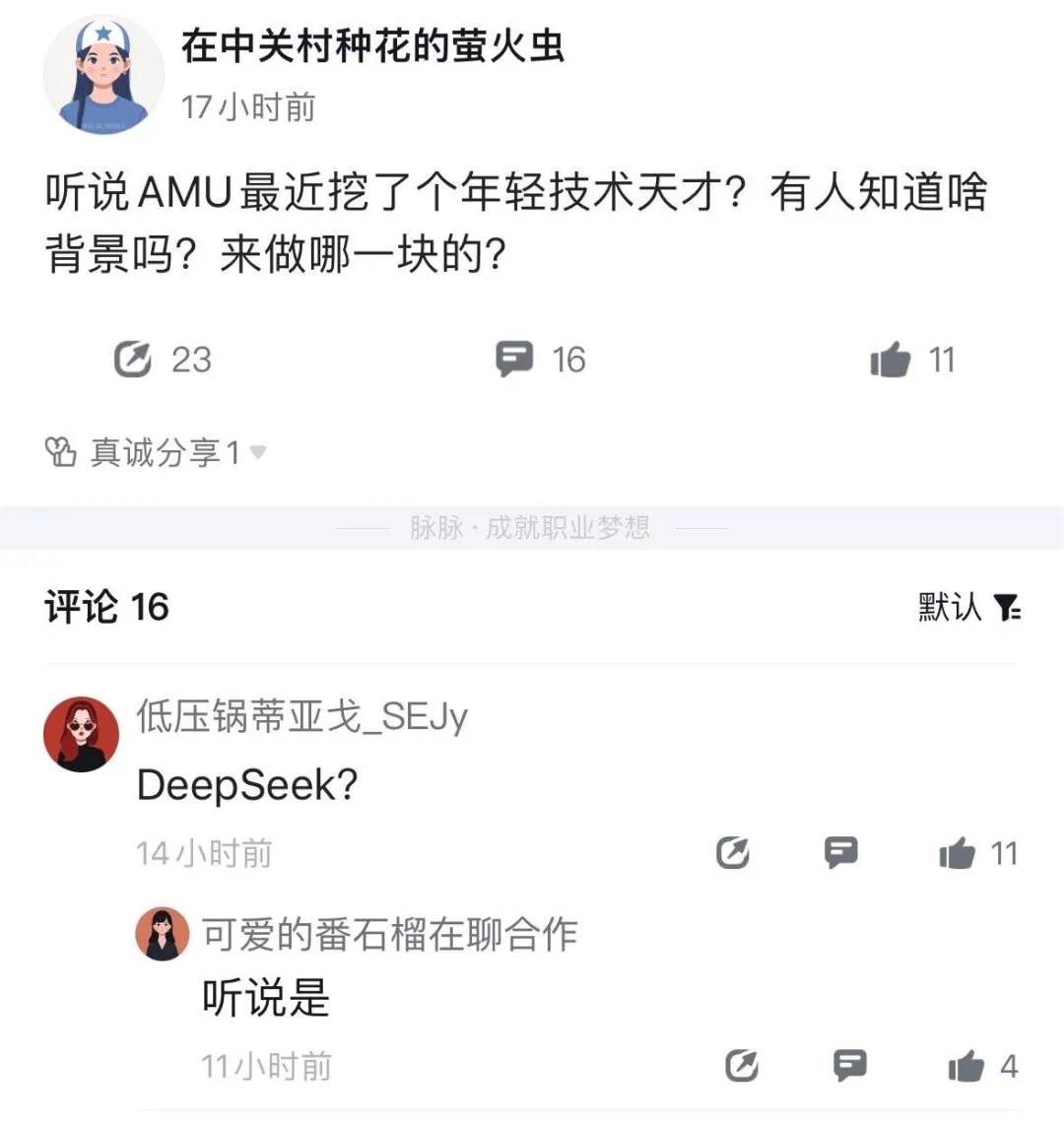 DeepSeek核心人才入职百度,但不是郭达雅