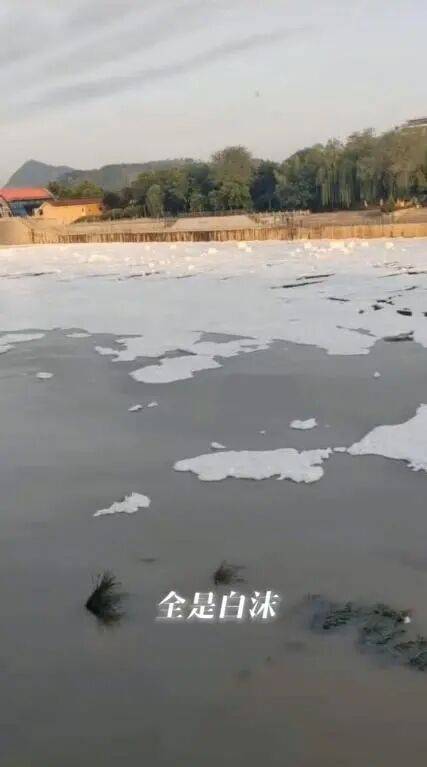 济南小清河河面漂浮大量白色泡沫，网友质疑污染所致；当地环保部门：非常重视，已有工作人员赴现场核查相关情况，调查原因