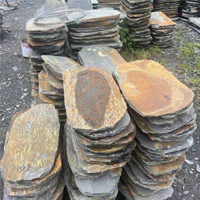 关于天然板岩条石踏步石的五个常见疑问与解答_石材_参数_厚度