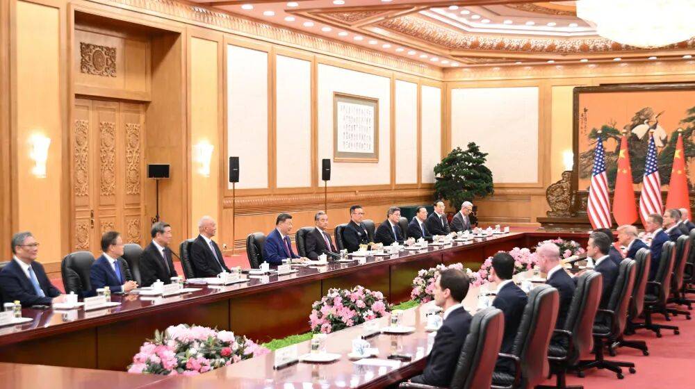 新华图讯丨习近平同特朗普会谈
