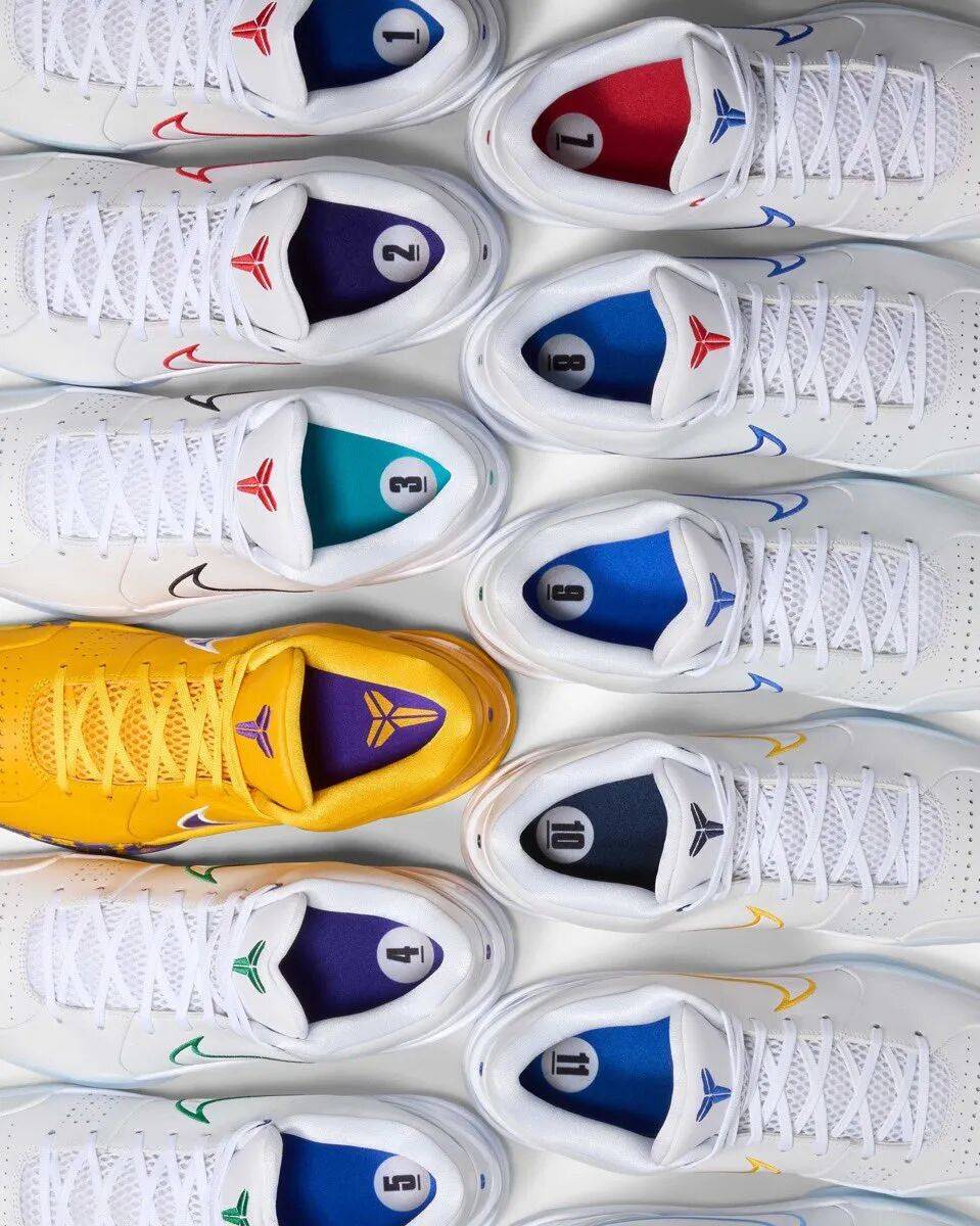 科比“盲盒球鞋”实物曝光,这双湖人配色有点东西!_Kobe_Lakers_标志性