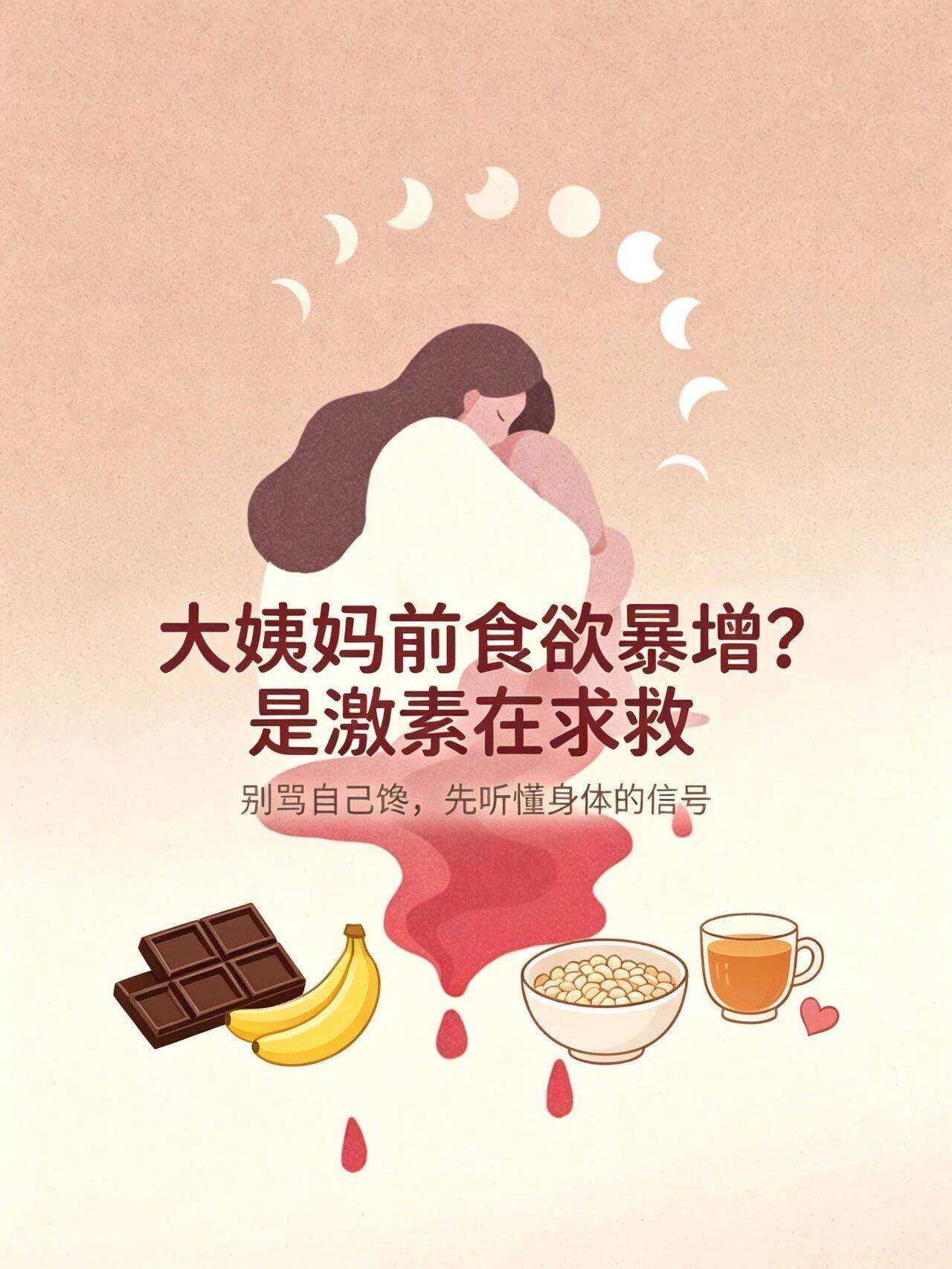 大姨妈前食欲暴增？是激素在求救