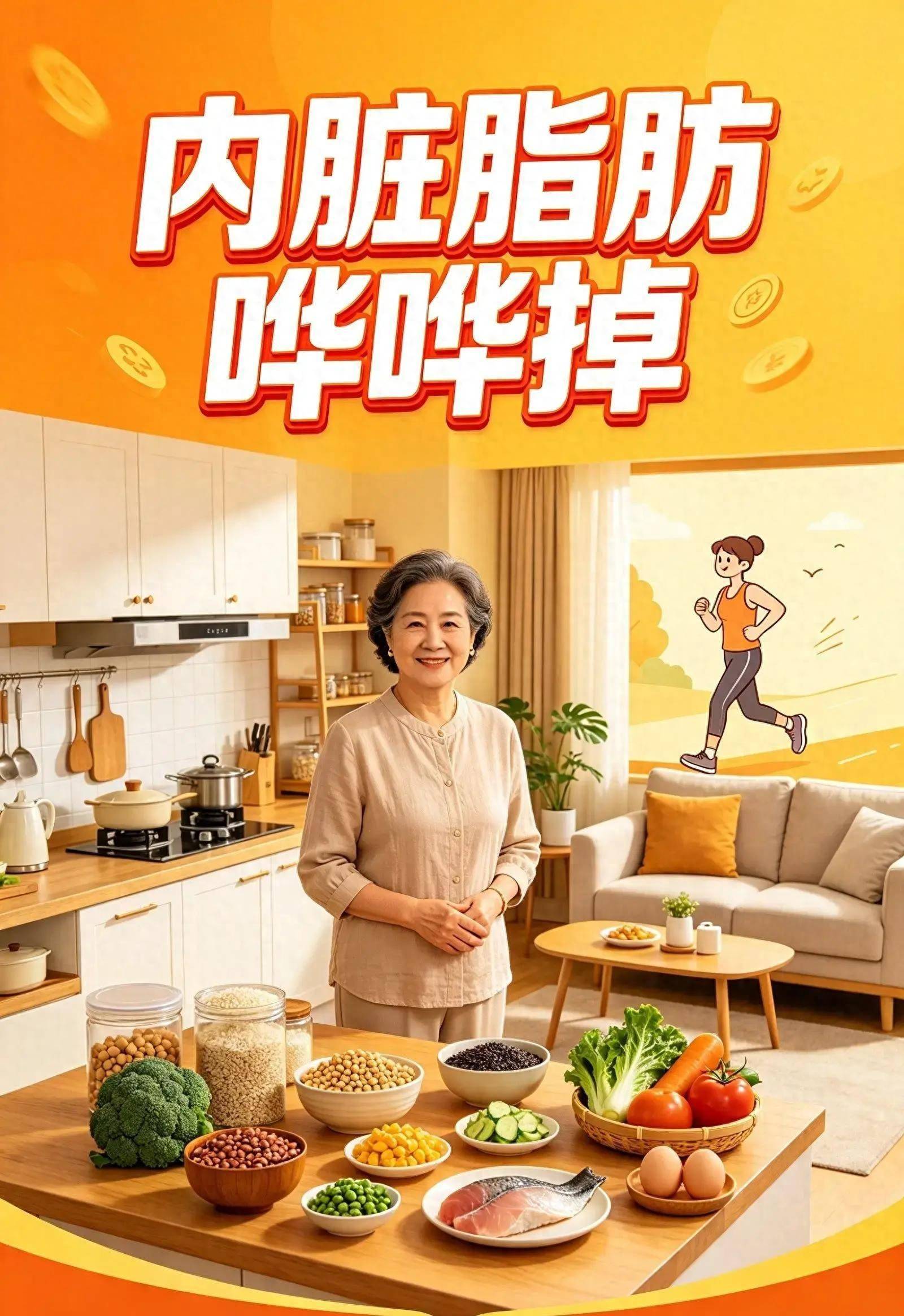 原创            内脏脂肪悄悄消退！56岁阿姨从150斤瘦到108斤仅靠两个温和笨方法