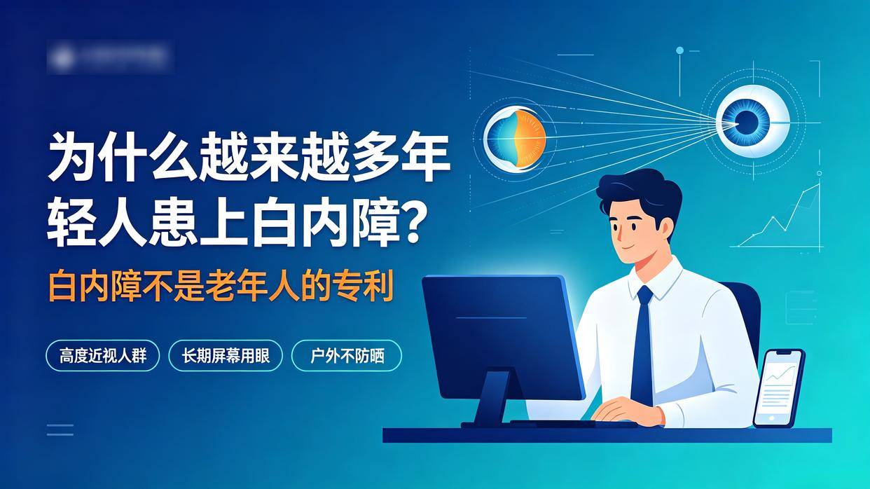 为什么现在越来越多年轻人患上白内障？