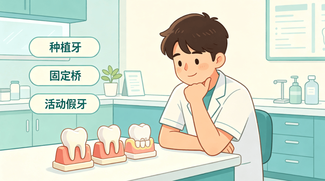 纠结种植还是其他修复方式，一文梳理不同情况的参考思路