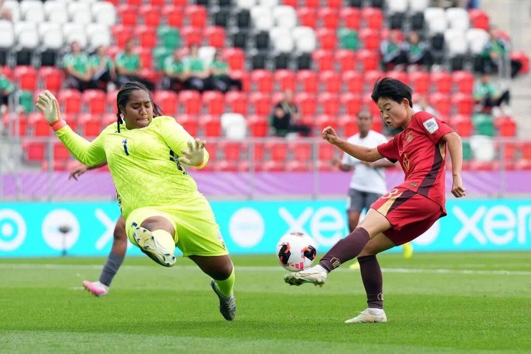 U20女足世界杯 潍坊姑娘肖亚飞为中国队进球