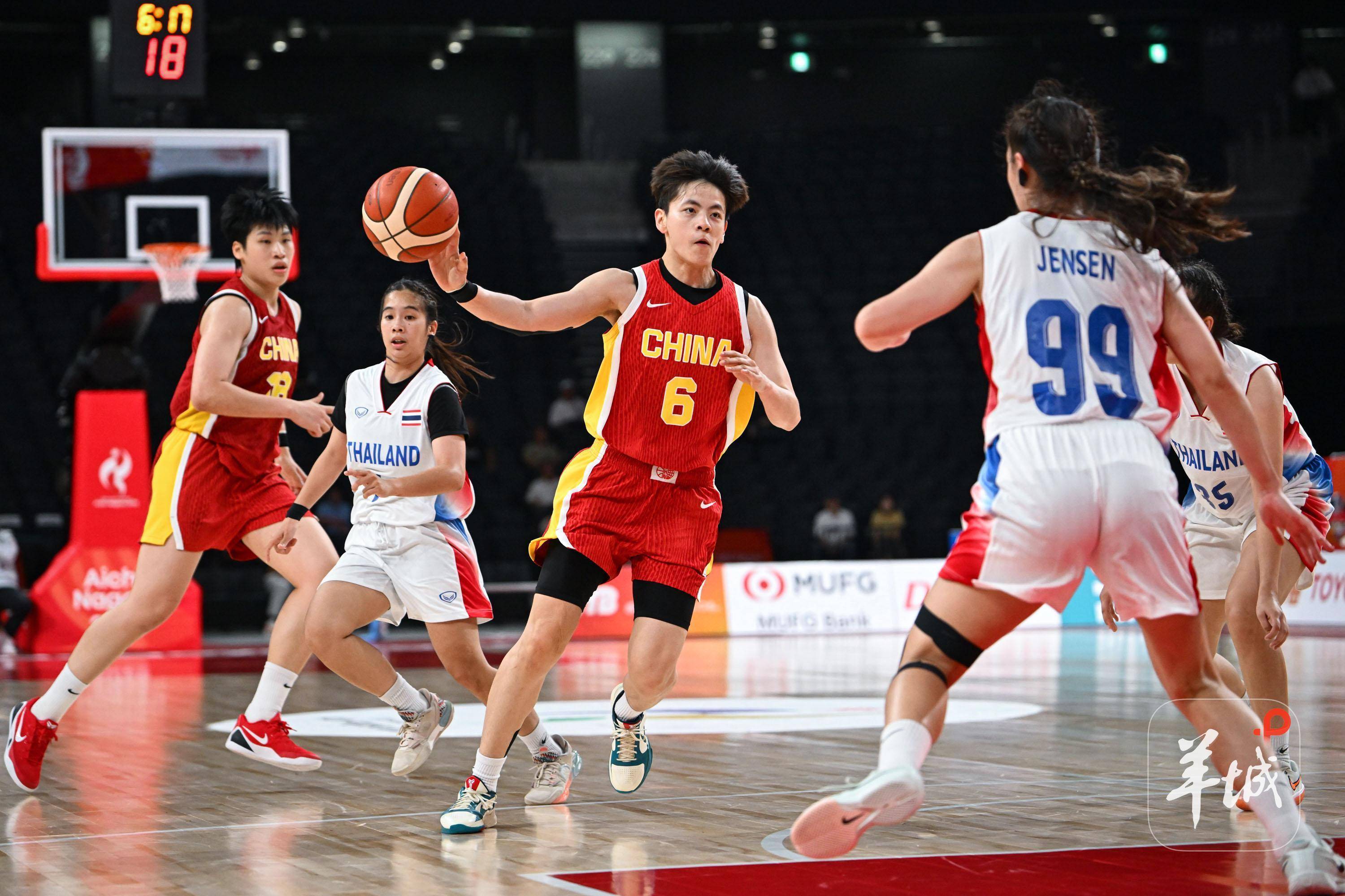 亚运会开门红！中国女篮111比46大胜泰国队，杨舒予：我们已做好了准备