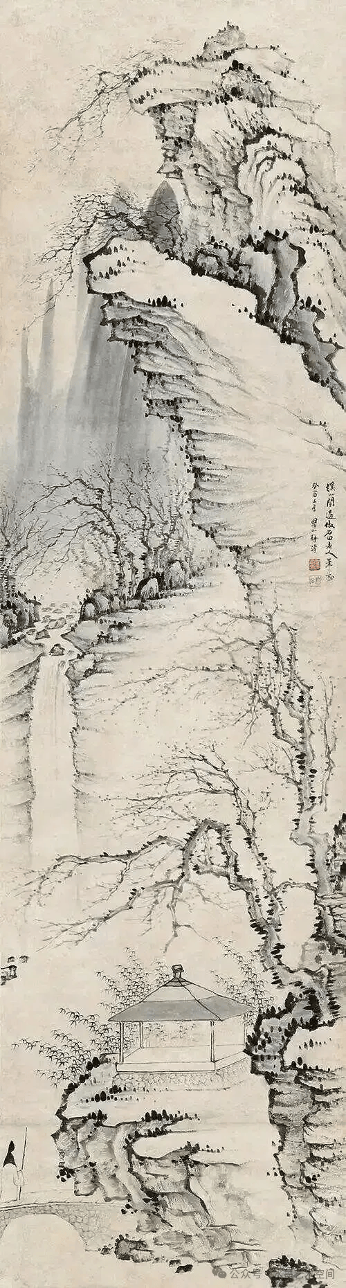 梅清是谁?明末清初黄山画派大家,家学渊源与山水成就盘点(图11) 梅清是谁?明末清初黄山画派大家,家学渊源与山水成就盘点(图11)