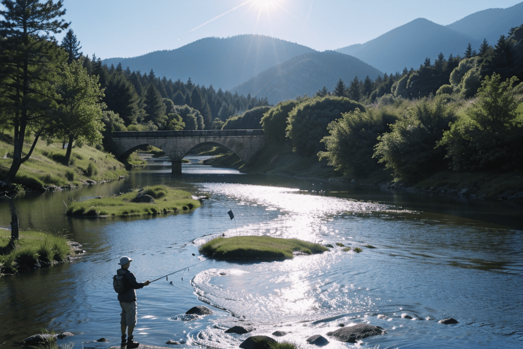 选择钓位在河流钓鱼怎样选钓位?